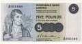 Clydesdale Bank Ltd 1963 To 1981 5 Pounds,  2. 2.1976